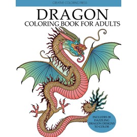 Dragon Coloring Book for Adults