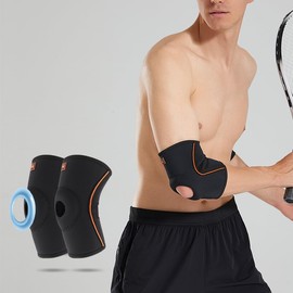 Lava Box Unisex Neoprene Elbow Support, Comfortable, Breathable, Gel Padded Compression for Tennis/Golf Elbow Support, Sports protection