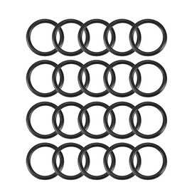 uxcell Nitrile Rubber O-Rings 17mm OD 13mm ID 2mm Width, Metric Nitrile Rubber Sealing Gasket, Pack of 20