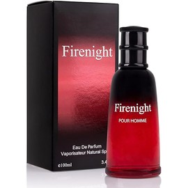Firenight for Men Eau De Parfum 3.4 fl Oz- Top notes of Nutmeg Flower, Lavender, Cedar, Chamomile, Mandarin Orange, Hawthorn, Bergamot & Lemon - Citrus Cologne for Day & Night Use Elegant 100ml Bottle