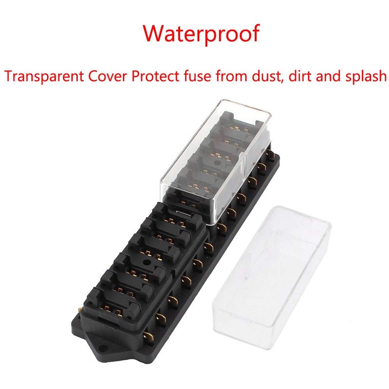 ESUPPORT Car Truck 12 Way Circuit Standard ATO Blade Fuse
