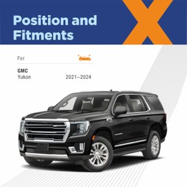 ICEXSNOW® Silicone Windshield Wiper Blades Replacement for 2021-2024 GMC Yukon (Pack of 3) Automotive Replacement Windshield Wiper Blades,OEM Original Replacement 22+22+12"(12-1)