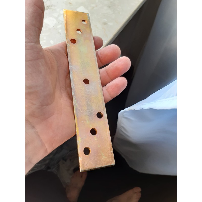 Flat Connecting Joining Plate Mending Galvanised Heavy Duty 4mm Thick