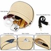 BBORGDC Summer Straw Bum Bag for Women, Woven Crossbody Fanny