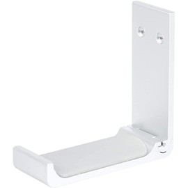 Headphone Stand Hanger Under Desk,360 Degree Rotating PC Gaming Headset Holder Aluminum Clamp Hook, Universal (Silver Lite)