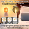 ZwwYvv Night Light Bulbs 7 Watt,E12 Candelabra Base,120V,for Nightlight and