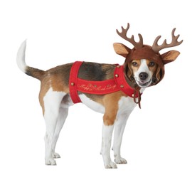 Dog Reindeer Costume - L