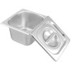 KOHAND 5 Set 1/6 Size Hotel Pans with Lid, 4
