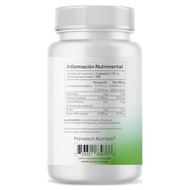 Primetech Nutrition Ácido Alfa Lipoico ALA 600 mg 100 Cápsulas