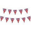 Union Jack Flag G.B Bunting - TRIANGLE - 11 Flags