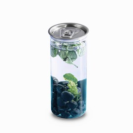 Hammont 200pk Plastic Juice Bottles with Caps – Sealable Smoothie, Boba, & Iced Coffee Cups – Reusable Clear Drink Containers – Compatible With Hammont Automatic Cup Sealers (8.45 oz (250ml))