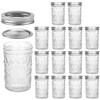 VERONES Mason Jars 8 OZ, 8 OZ Canning Jars Jelly