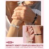 UNGENT THEM Matching Couples Bracelets Forever Pinky Promise Long Distance
