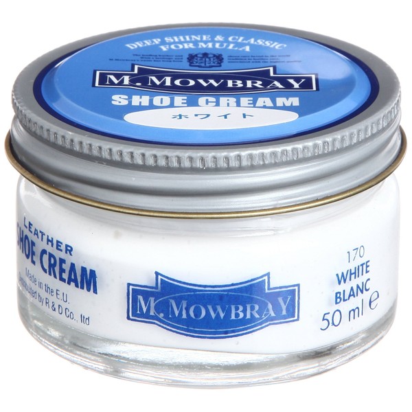 M.MOWBRAY 20241 Shoe Cream Jar - white -