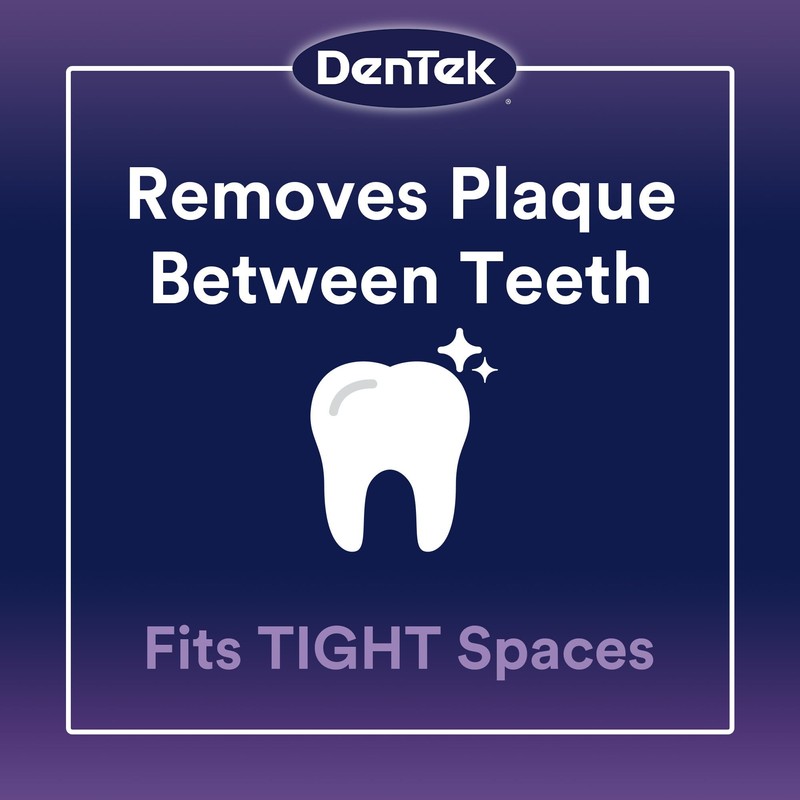 DenTek Easy Brush Plaque Control Interdental Cleaners, Tight, 16 Count,