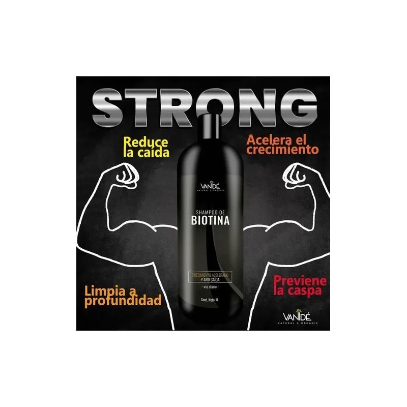 Shampoo Anti-caída Crecimiento Acelerado Con Biotina