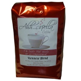 Viennese Blend, Ahh..Cupella Premium Gourmet Coffee Beans, WHOLE BEAN, 32oz bag