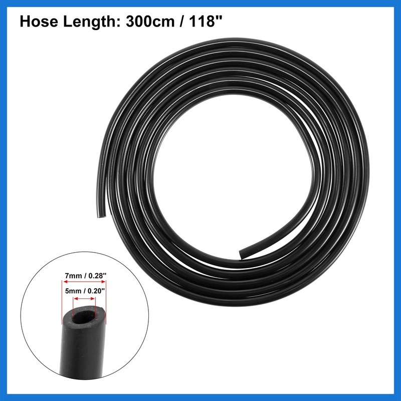 VekAuto Car Windscreen 3 Meters Washer Nozzle Tube Kit with