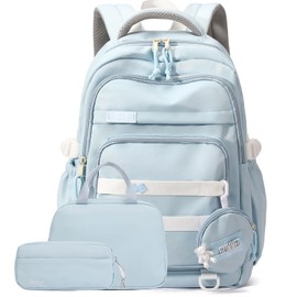 YJMKOI 3Pcs Kids Backpack Set Elementary Middle School Backpacks for Girls, Teens Bookbag Boys Backpack with Lunch Box