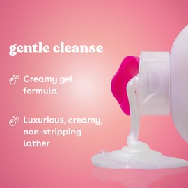 eos Cashmere Body Wash – Pink Champagne, Moisturizing Body Wash, Creamy Gel Formula, with Shea Butter, Glycerin, Vitamin E, pH Balanced, Sensitive Skin, Vegan, 16 fl oz