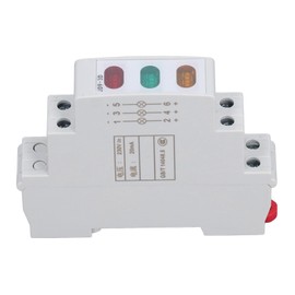 DIN Rail Indicator Light Red Yellow Green LED Indicator Light for Magnetic Starter Contactor AC/DC 230V
