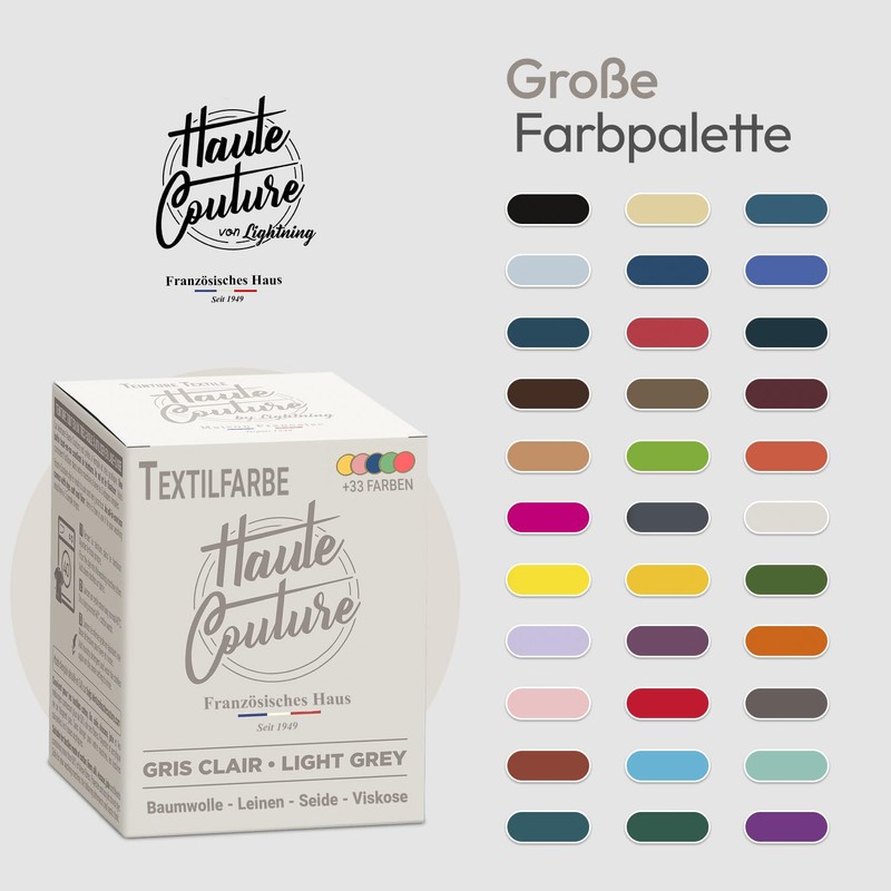 Haute Couture - Grey Textile Paint - Light Grey -