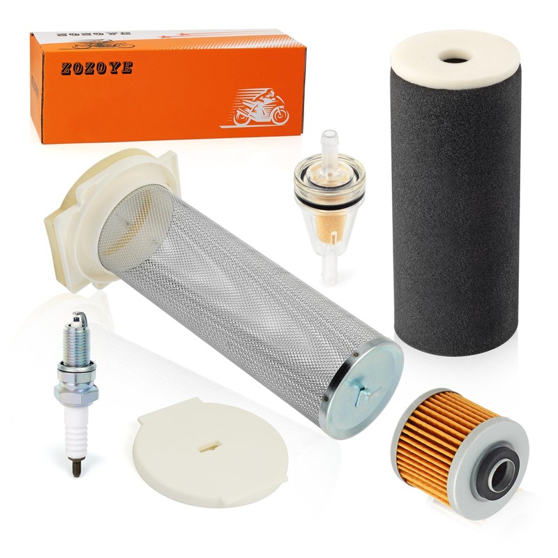 Air Filter Kit Guide & END CAP OIL FILTER Spark