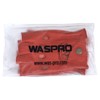 WASPRO Genuine Lambskin leather gloves, motorcycle Half finger Gloves (Red,
