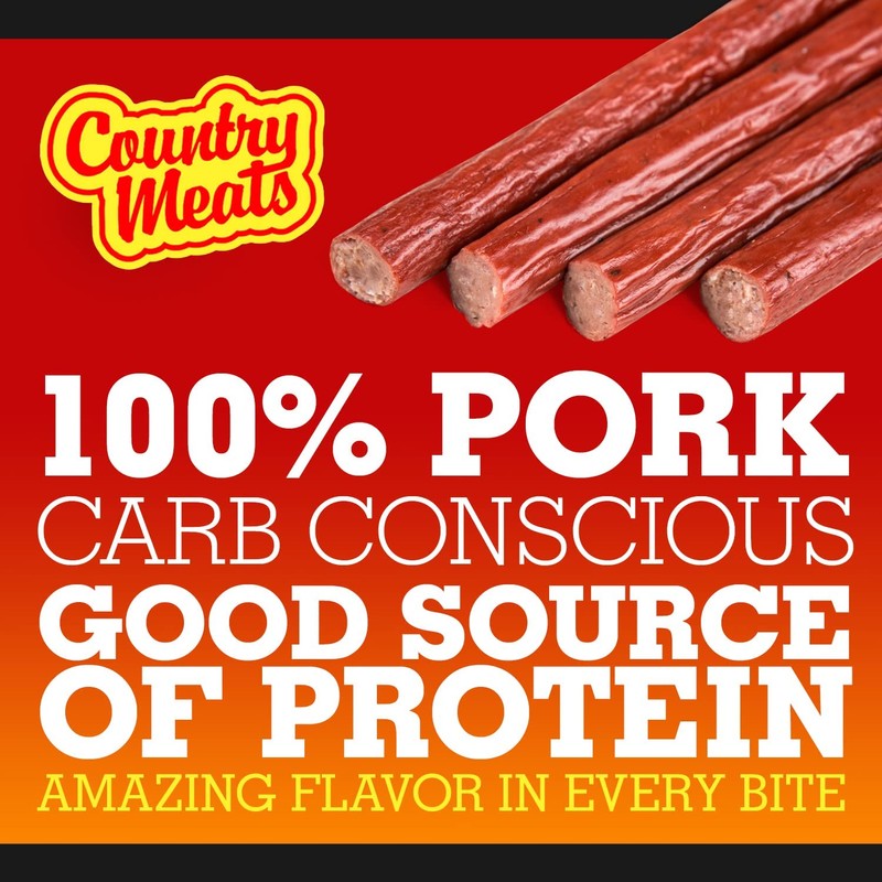 Country Meats, Meat Sticks, 0 Trans Fat, USDA Certified, Good