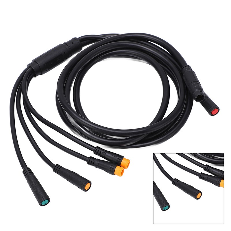 1 to 5 Electric Bike Cable Plastic Rubber Lithium Battery