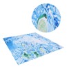 Bathroom Curtain with Hook Waterproof Elastic Hanging Shower Curtain for