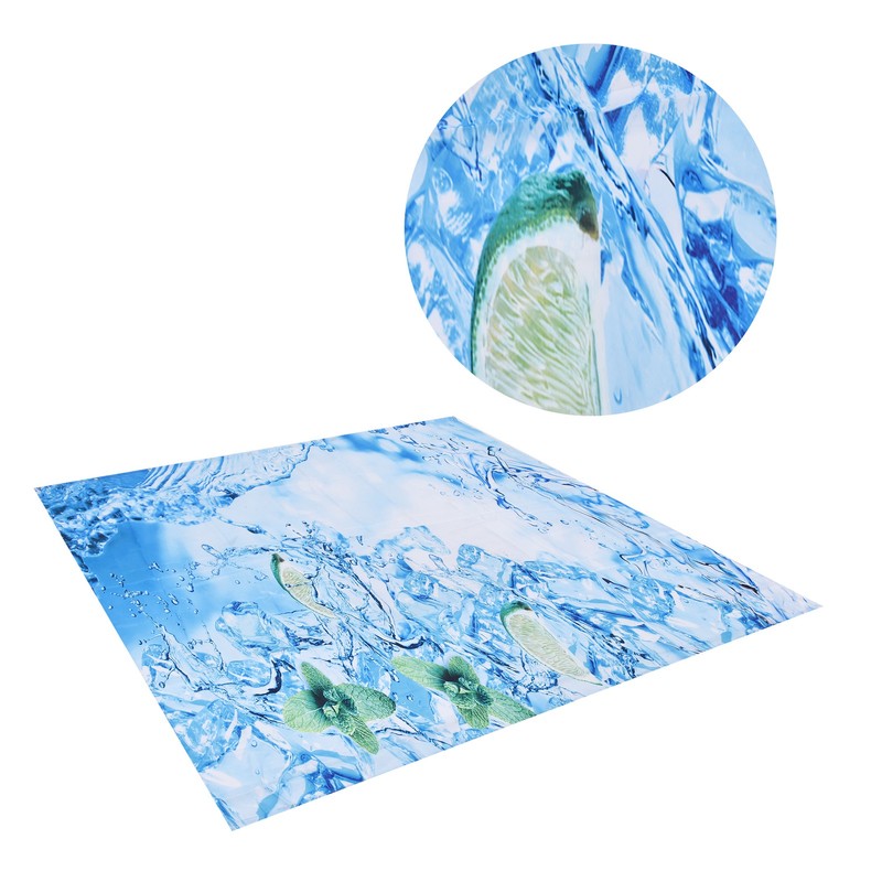 Bathroom Curtain with Hook Waterproof Elastic Hanging Shower Curtain for