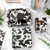 JarThenaAMCS 6 Sheets Cow Print Wrapping Paper -Not Roll- Brown