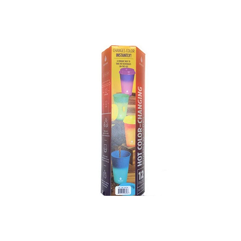 Manna 16oz Color Changing Reusable Cup Set for Hot Liquids