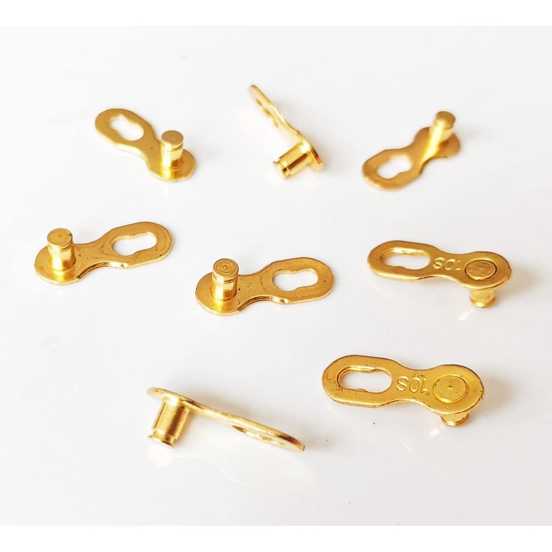 Hyamass 4 Pairs Bicycle Missing Link 10 Speed Chain Reusable