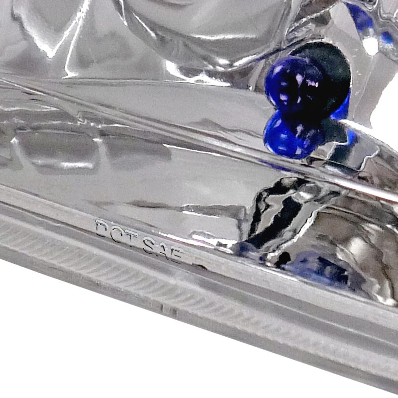 Spec-D Tuning 4X6 Chrome Sealed Beam H4 Headlights Square Lamps