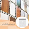 Pelopy 10 Pack Slatwall Metal Plate Mount Backplate Mounting Adapter