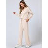 ANRABESS Women's 2 Piece Outfits Lounge Sets Casual Long Sleeve