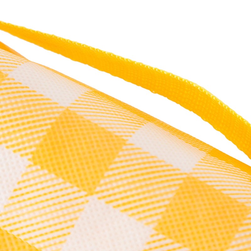 CHENGZI Thickened picnic mat outdoor lawn camping portable (Yellow)