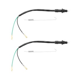 YINETTECH 2pcs Motorcycle Brake Light Switch with Spring Universal Kit At the Rear Compatible with Honda Compatible with Kawasaki Bicycle Accessories