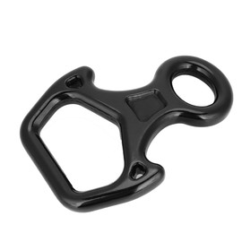 25KN Figure 8 Word Rope Descender Rappel Ring Rock Climbing Rescue Gear