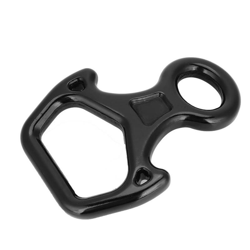 25KN Figure 8 Word Rope Descender Rappel Ring Rock Climbing