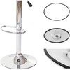 Rgzqrq Pack of 2 Interchangeable Rubber Rings for Bar Stools