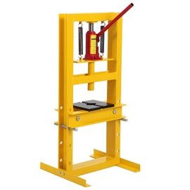 Hydraulic Shop Press, 6 Ton Hydraulic Press, H Frame Garage Floor Benchtop Press Adjustable Shop Press with Plate for Gears and Bearings