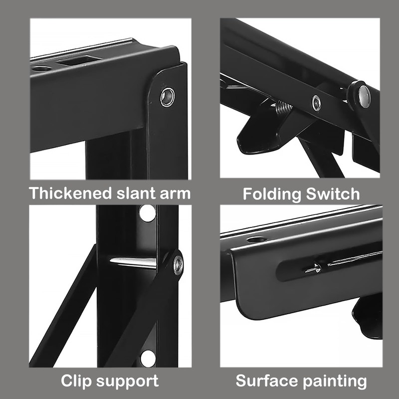 Vebetter Folding Console 300 mm, Pack of 2 Folding Console