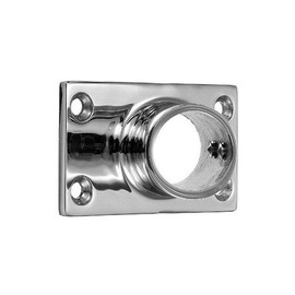 30°/45°/60°/90° Heavy Dudy 316 Stainless Steel Boat Yacht Tube Stanchion Base Column Accessories Rectangular Base Hand Rail Fitting-1Pack (Diameter:32mm, 60°)