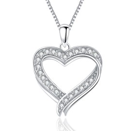 1/4 cttw diamond Necklace, Gifts for wife Women, 25th 30th 40th 50th 60th Anniversary Birthday Day Gifts, Christmas Day Gifts, Valentine's Day for Wife Her,Mothers Day Gifts