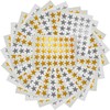3500 Count Star Stickers for Paper Notebook, Journal Gold Silver