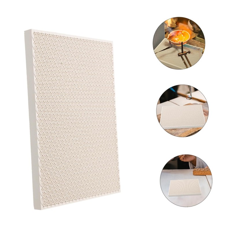 Hohopeti 2pcs Jewelry Soldering Boards High Temperature Insulation Soldering Panel