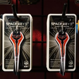 2x Red Energy Sword Shaped Space Keys works with KW1 #66 Kwikset House Keys